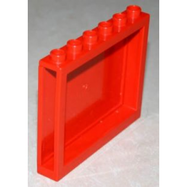 red duplo slide holder 1 x 6 x 4