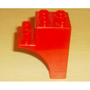 red duplo brick 2 x 3 x 3 arch