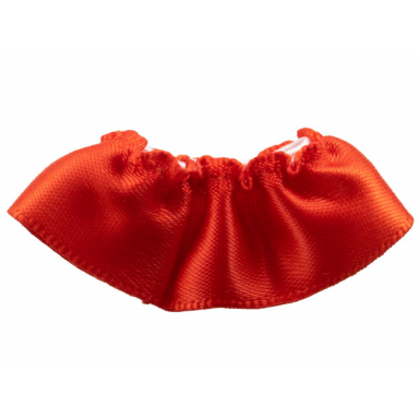red duplo wear cloth skirt satin child size knee length 15 mm