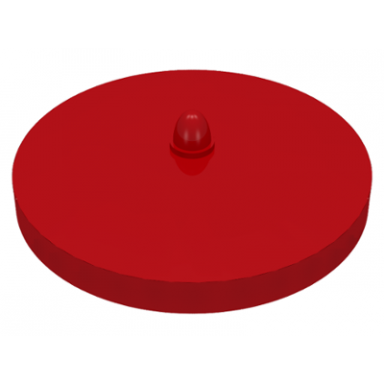 red fabuland trash can lid 5 x 5