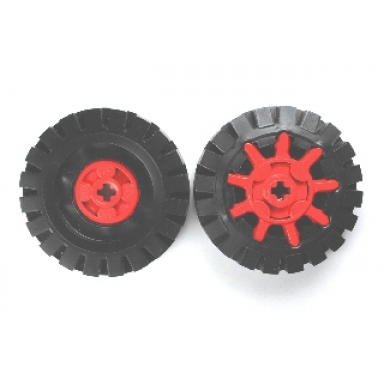 red technic gear expert builder 9 tooth with black tire 17 x 43 g9 3634b