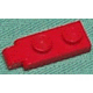 hinge plate 1 x 2 with single finger on end