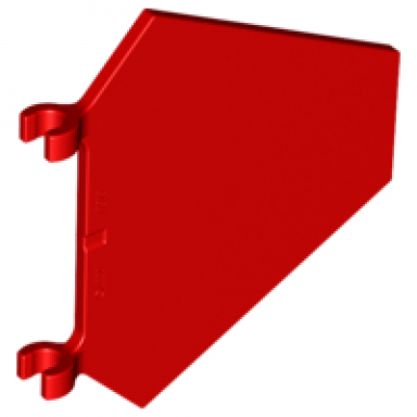 red flag 5 x 6 hexagonal