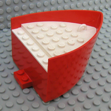 boat hull smooth bow 5 x 6 x 3 1 3 with white deck