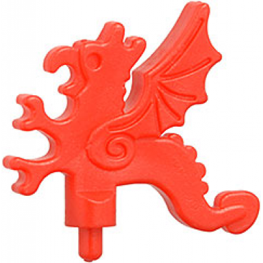 red minifigure plume dragon