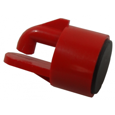 red magnet coupling train - long cylinder 8 mm for train base 6 x 22