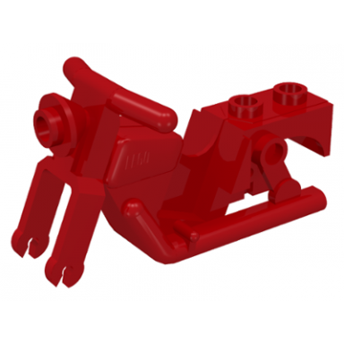 red motorcycle town body