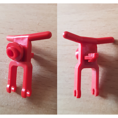 red motorcycle town body front fork handle bars