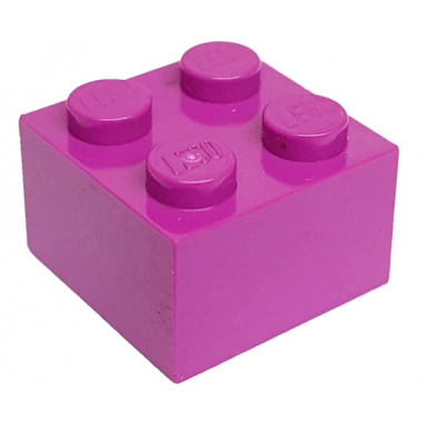 light purple brick 2 x 2