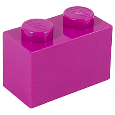 light purple brick 1 x 2