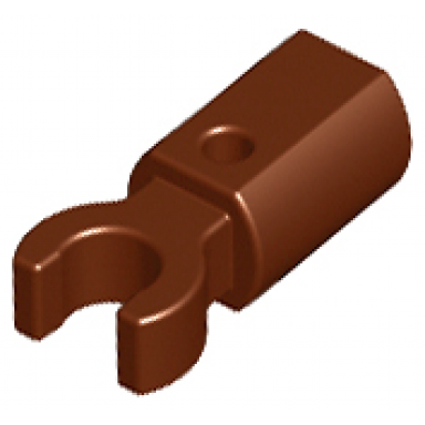 reddish brown bar holder with clip