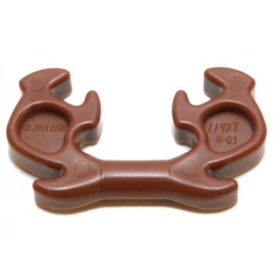 reddish brown minifigure helmet ninja horn elaborate