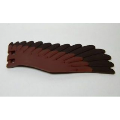 eagle wing - left with dark brown feathers pattern