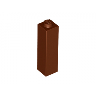 reddish brown brick 1 x 1 x 3