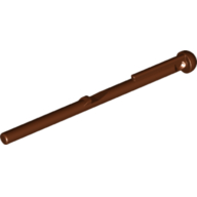 reddish brown projectile arrow bar 8l with round end spring shooter dart