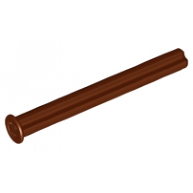 reddish brown technic axle 5l with stop