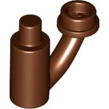 reddish brown plant stem stalk with bar bar holder and hollow stud