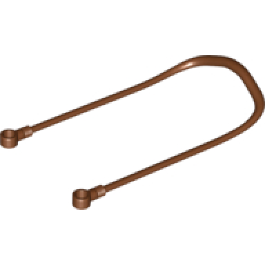reddish brown bridle 16cm long for dewback02