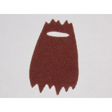 reddish brown minifigure cape cloth tattered fur effect hun warrior cape