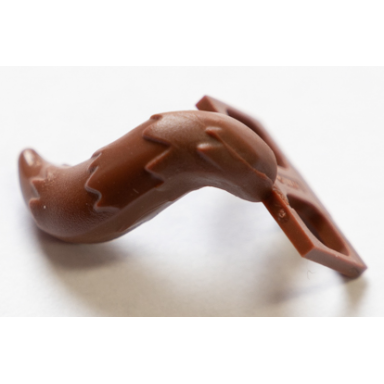 reddish brown minifigure costume tail fluffy