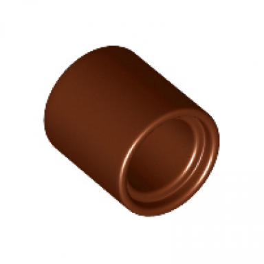 reddish brown technic liftarm thick 1 x 1 spacer