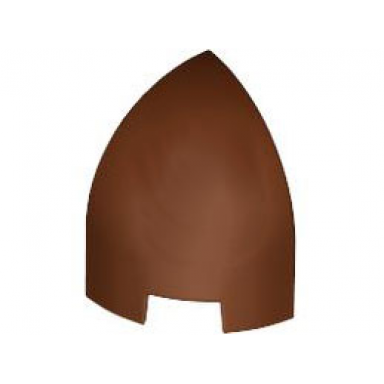 reddish brown slope curved 1 x 1 x 1 1 3 corner round