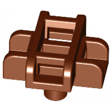 reddish brown minifigure scabbard for 2 swords