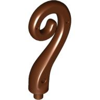 reddish brown plant grass stem horn spiral curve