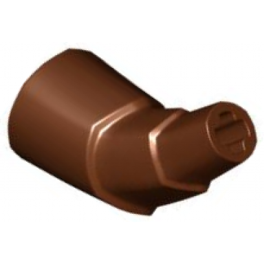 reddish brown dragon tail horn section stepped