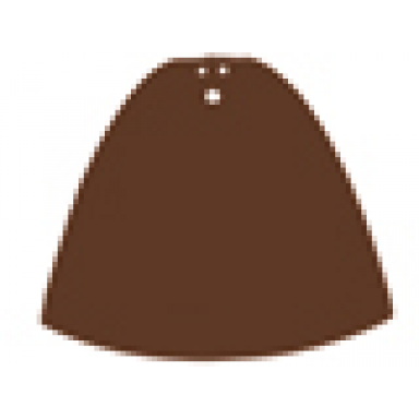 reddish brown cloth cape with 3 holes large buildable figures