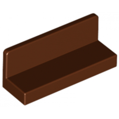 reddish brown panel 1 x 3 x 1