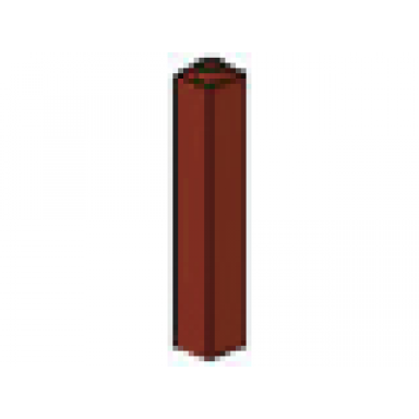 reddish brown brick 1 x 1 x 5 undetermined type