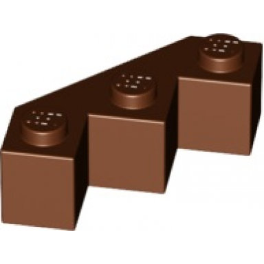 reddish brown brick modified facet 3 x 3