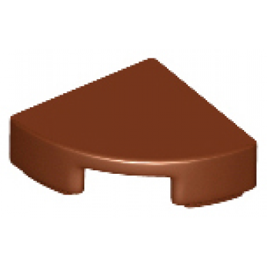 reddish brown tile round 1 x 1 quarter