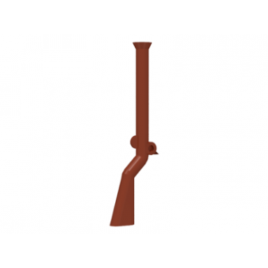 reddish brown minifigure weapon gun flintlock musket
