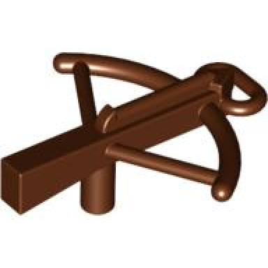 reddish brown minifigure weapon crossbow