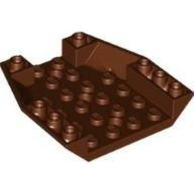 reddish brown wedge 6 x 6 triple inverted