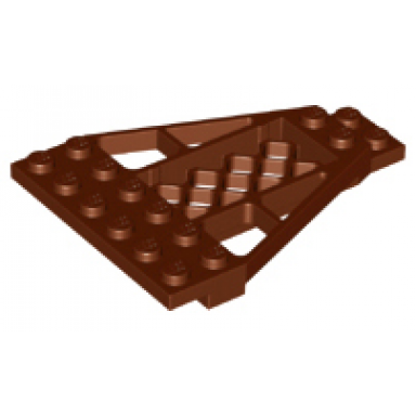 reddish brown wedge plate 8 x 6 x 2 3 with grille