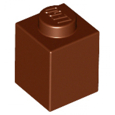 reddish brown brick 1 x 1