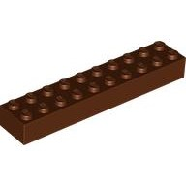 reddish brown brick 2 x 10