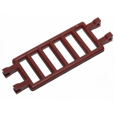 reddish brown bar 7 x 3 with 4 clips ladder