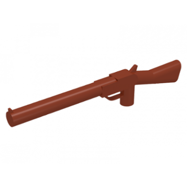 reddish brown minifigure weapon gun rifle