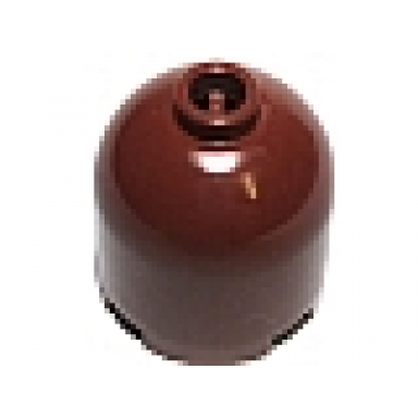 reddish brown brick round 2 x 2 x 1 2 3 dome top