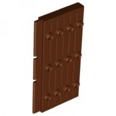 reddish brown door 1 x 5 x 7 1 2 stockade