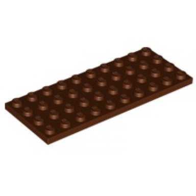 reddish brown plate 4 x 10