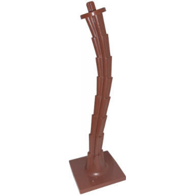 reddish brown plant tree palm base 4 x 4 with trunk