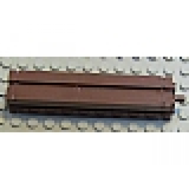 reddish brown support 2 x 2 x 8 with channels and top peg smooth on all sides