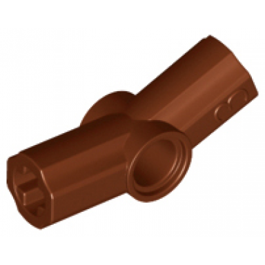 reddish brown technic axle and pin connector angled 3 - 157.5 degrees