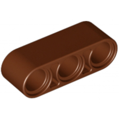 reddish brown technic liftarm thick 1 x 3