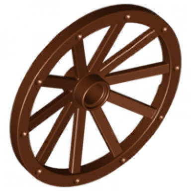 reddish brown wheel wagon 43mm